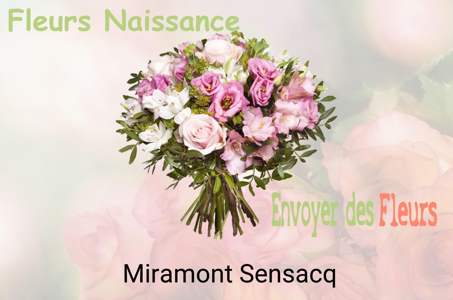 Bouquet de fleurs de naissance livré à Miramont-Sensacq